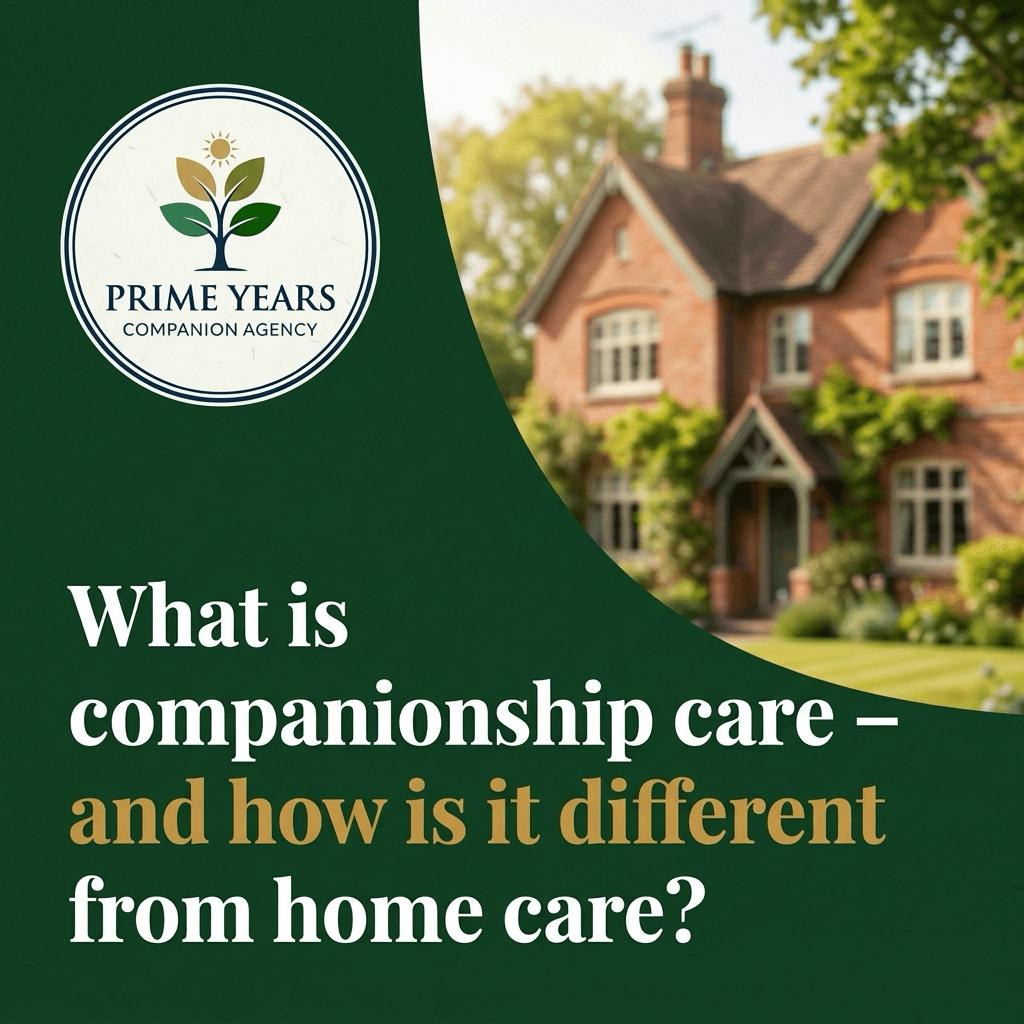 What Is Companionship Care – And How Is It Different from Home Care?
