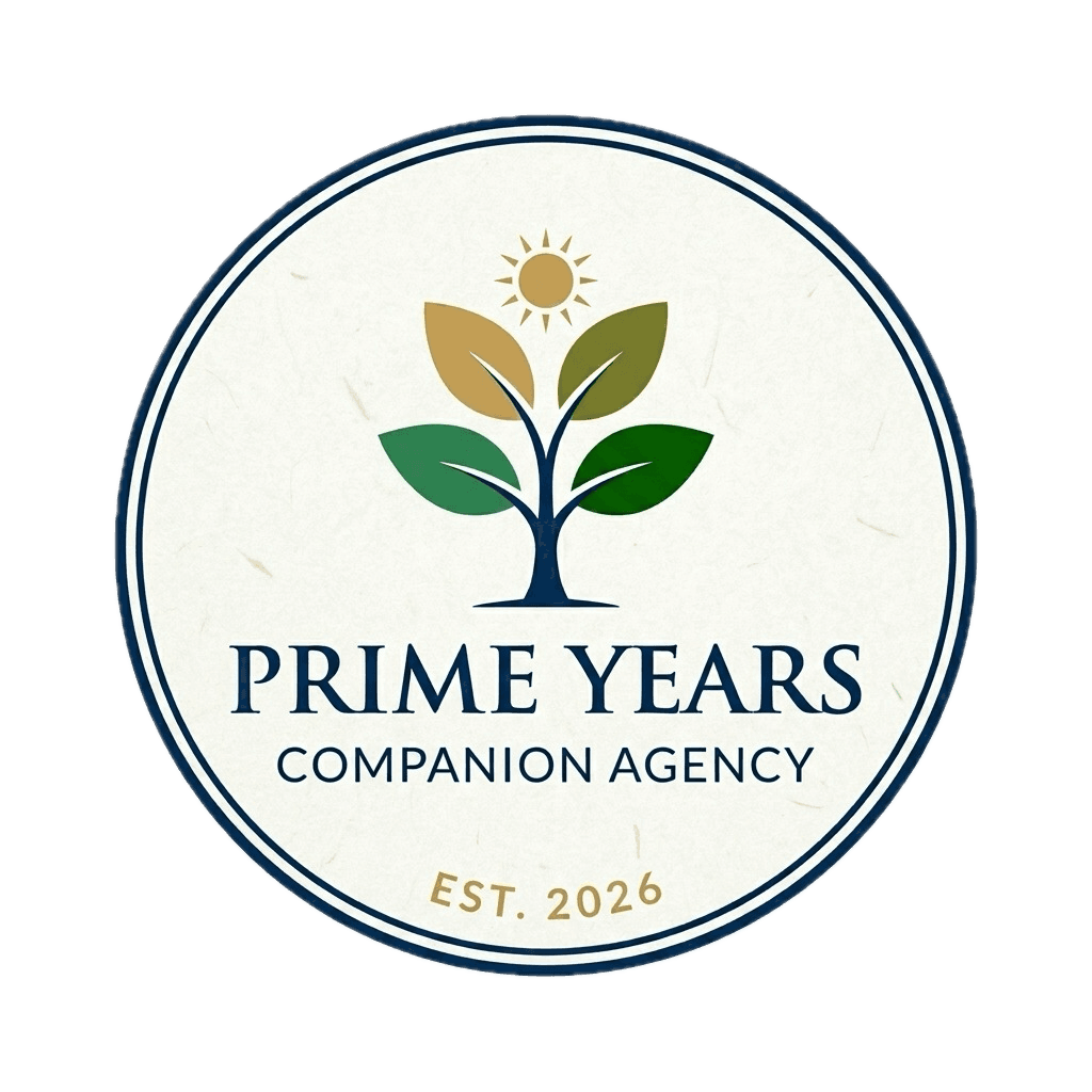 Prime Years Companion Agency Logo